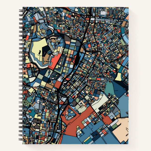 Colourful Tokyo Map Notebook (Front)