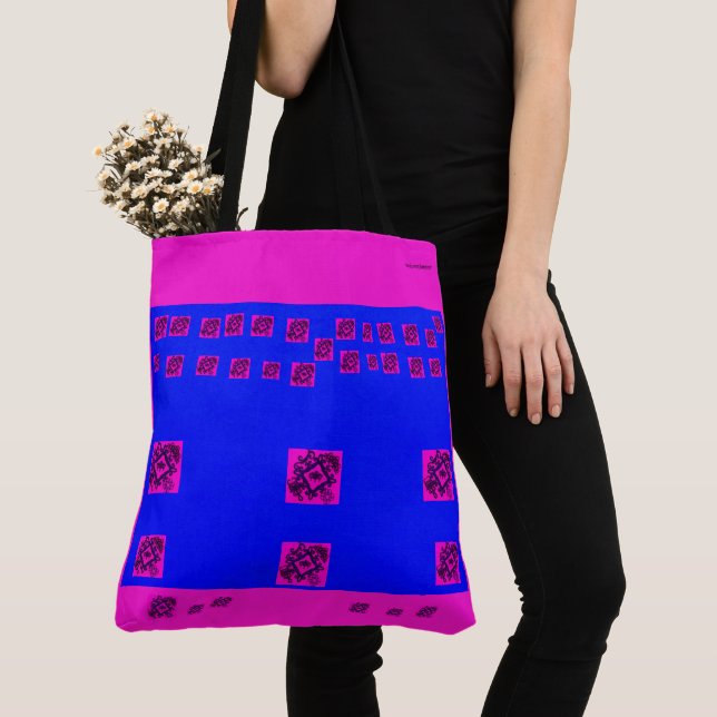 Colourful Tote Bag (Close Up)