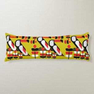 Colourful Toucan Artwork Body Pillow