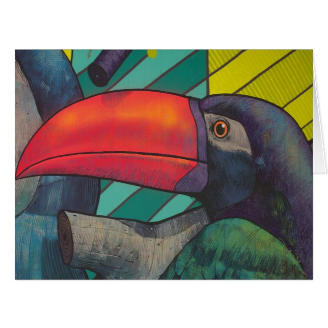 Colourful Toucan Graffiti (Front Horizontal)