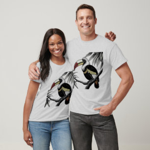 Colourful Toucan on Tree Branch T-Shirt