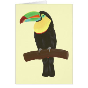 Colourful Toucan Painting Cards