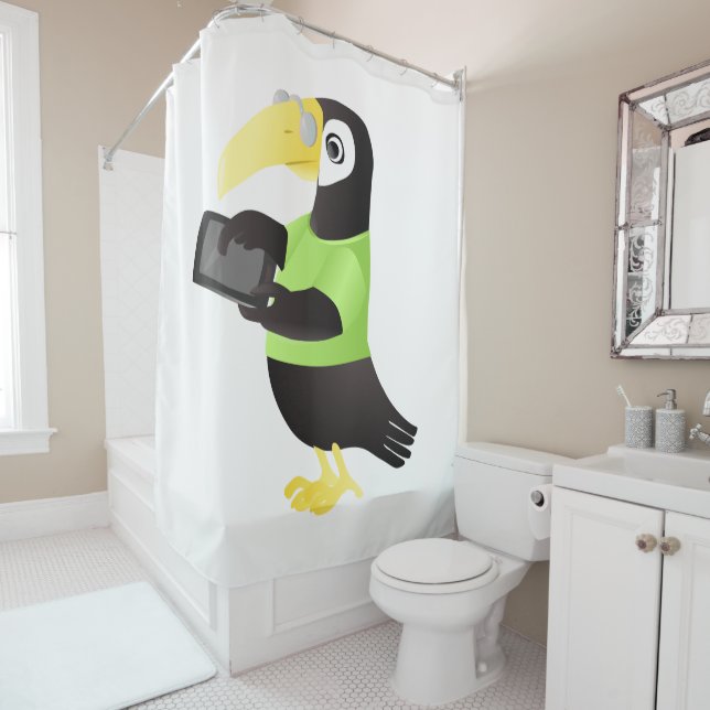 Colourful Toucan Parrots in green red yellow (In Situ)