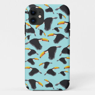 Colourful Toucan Tropical Bird Pattern iPhone 11 Case