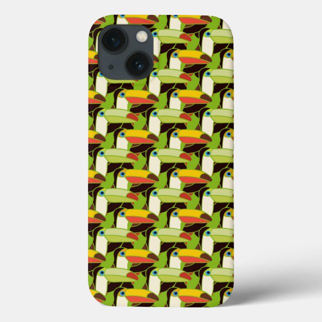 Colourful Toucans Case-Mate iPhone Case (Back)