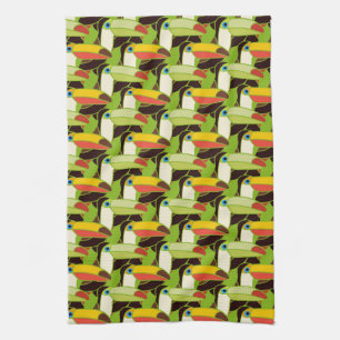 Colourful Toucans Kitchen Towel