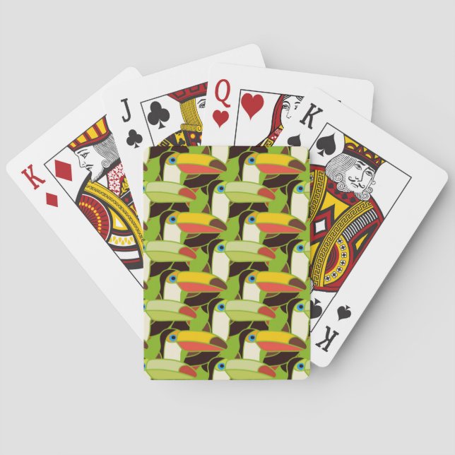 Colourful Toucans Playing Cards (Back)