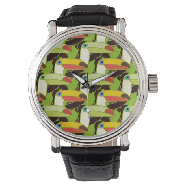 Colourful Toucans Watch (Front)
