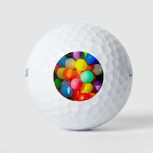 Colourful Toy Balloons Golf Balls