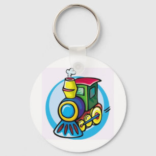 Colourful Train Keychain