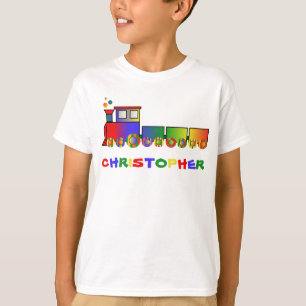 Colourful Train Personalized T-Shirt