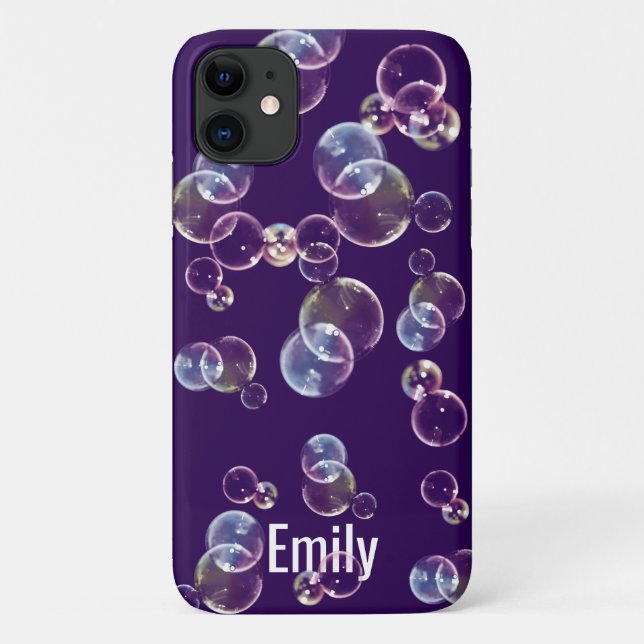 colourful translucent bubbles design Case-Mate iPhone case (Back)