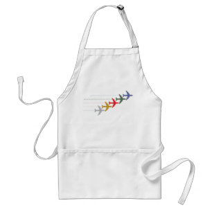 colourful travel airplanes standard apron