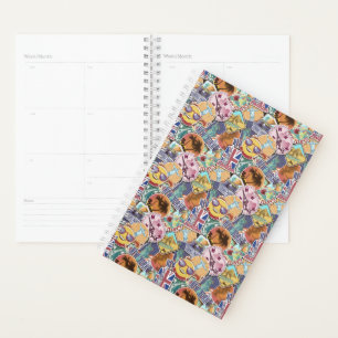 Colourful Travel Sticker Pattern Planner