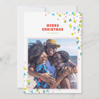 Colourful Tree and Star Confetti Modern Photo