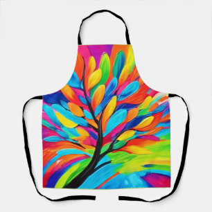 Colourful Tree of Dreams Apron