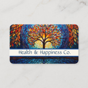Colourful Tree of Life Business Card