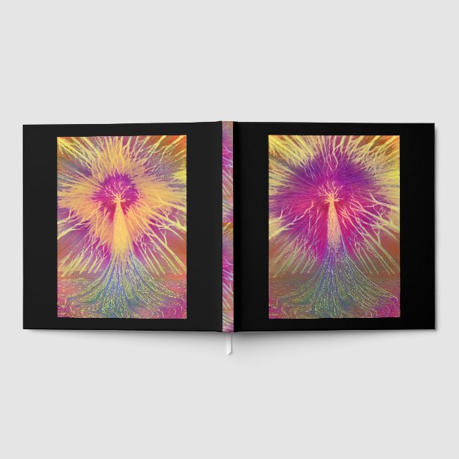 Colourful Tree of Life Guest Book (Full)