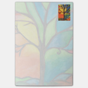 Colourful Tree Post It Note Pads