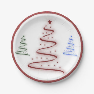 Colourful Trees- Paper Plate