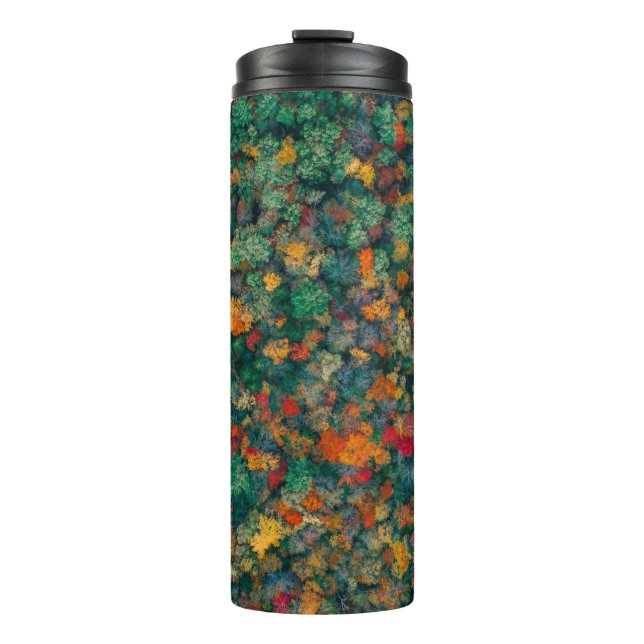 Colourful Treetops Thermal Tumbler (Front)