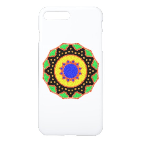Colourful trendy abstract pattern iPhone 8 plus/7 plus case