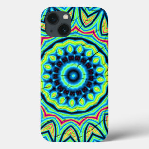 Colourful trendy pattern iPhone 13 case