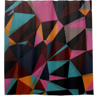 Colourful Triangles Abstract Geometric Background.