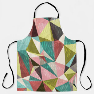 Colourful Triangles, Abstract Geometric Shapes. Apron