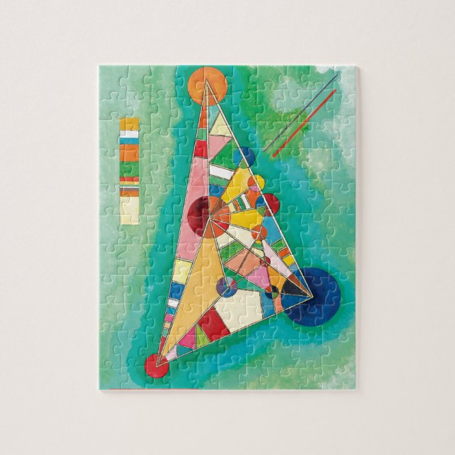 Colourful Triangles by Wassily Kandinsky Jigsaw Puzzle (Vertical)