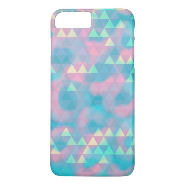 Colourful Triangles Cloudy Blue Case-Mate iPhone C Case (Back)
