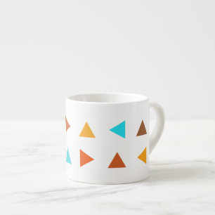 Colourful Triangles Espresso Cup