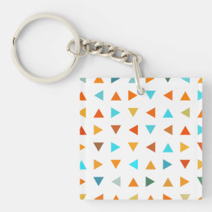 Colourful Triangles Keychain