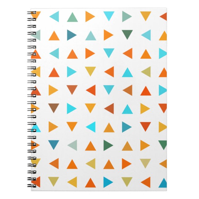 Colourful Triangles Notebook (Front)