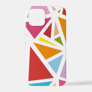 Colourful triangles pattern 4 iPhone 12 pro case