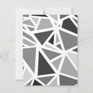 Colourful triangles pattern 5 card