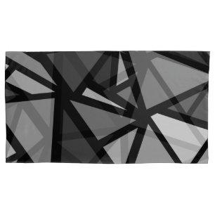 Colourful triangles pattern 6 pillowcase