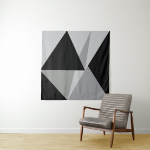 Colourful Triangles Pattern Design  Tapestry