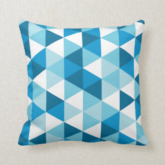 Colourful Triangles Pattern Throw Pillow