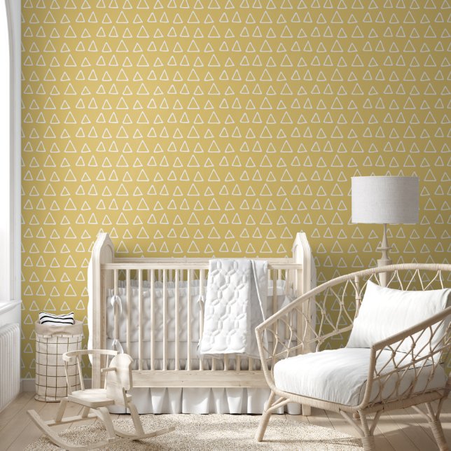 Colourful Triangles Pattern Wallpaper (Kids)