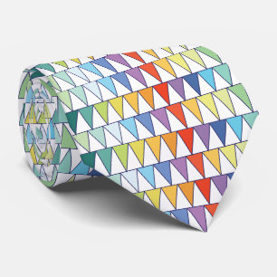 Colourful Triangles Tie
