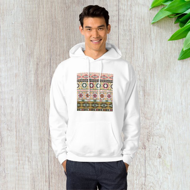 Colourful Tribal Aztec Pattern Boho Geometric  Hoodie (Creator Uploaded)