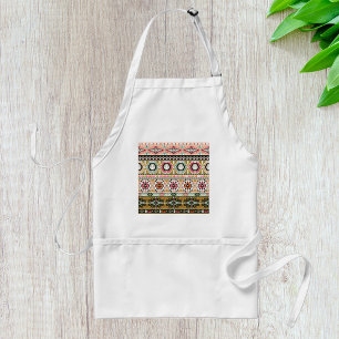 Colourful Tribal Aztec Pattern Boho Geometric  Standard Apron