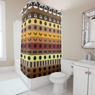 Colourful Tribal Deco Art Pattern