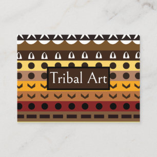 Colourful Tribal Deco Art Pattern Business Card
