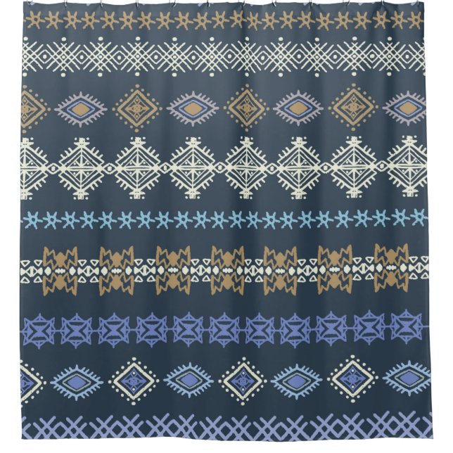 Colourful tribal ethnic seamless pattern (Front)