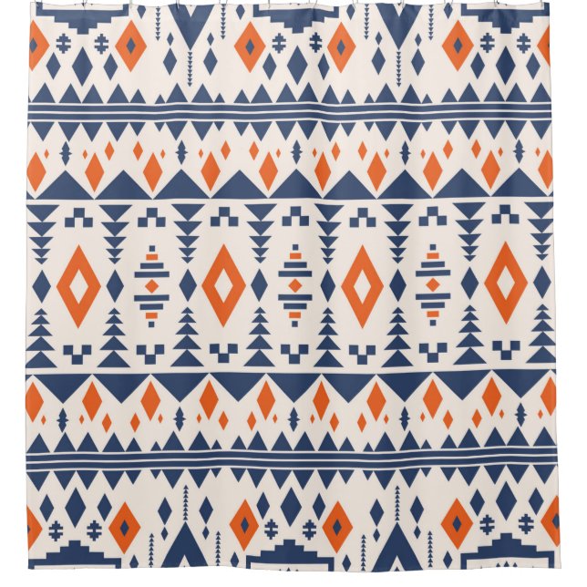 Colourful tribal ethnic seamless pattern (Front)