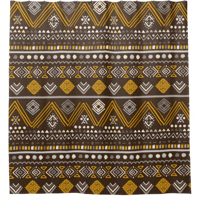 Colourful tribal ethnic seamless pattern (Front)
