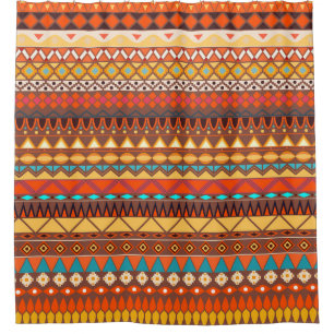 Colourful tribal ethnic seamless pattern.