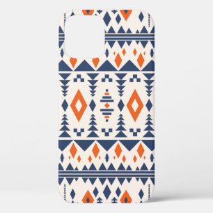 Colourful tribal ethnic seamless pattern iPhone 12 case
